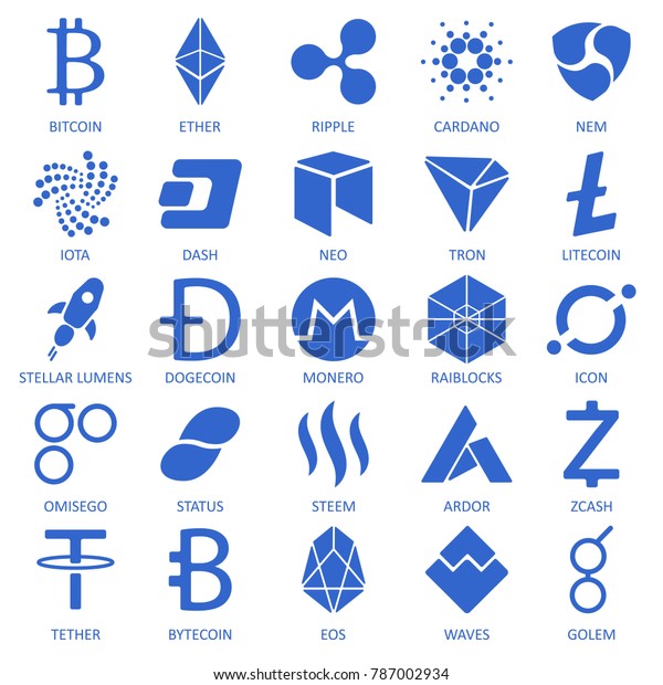 Cryptocurrency Icons SVG Vector Logos - Vector Logo Zone