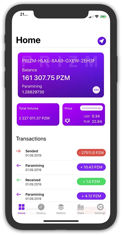 ROY Prizm Wallet - APK Download for Android | Aptoide