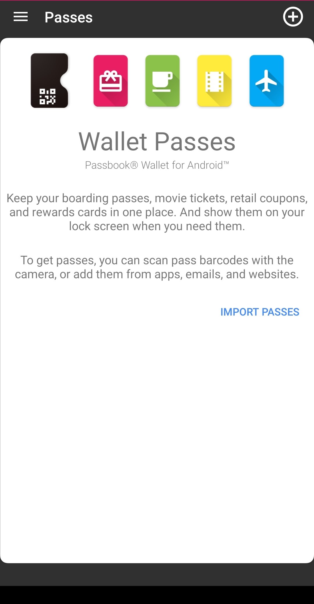 Help - Wallet Passes | Passbook® Wallet for Android™