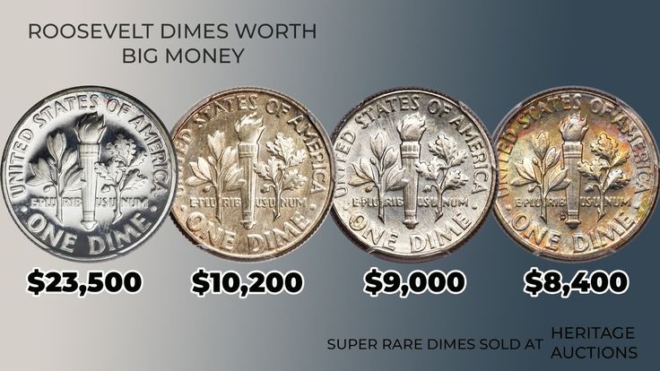 Roosevelt Dime Key Dates & Values (Present)