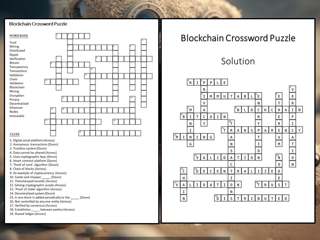 CoinDesk Holiday Crossword