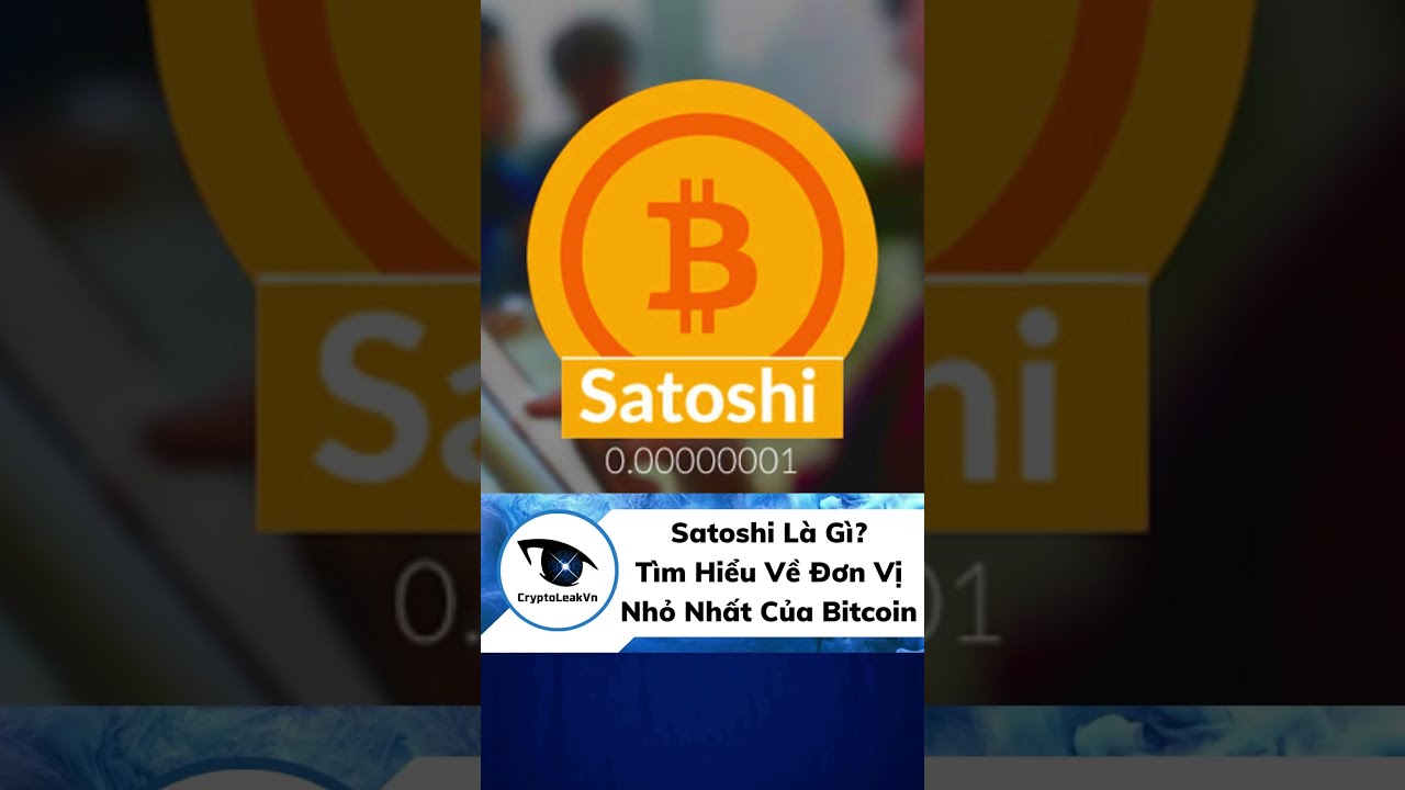 The Satoshi is a smaller denomination of bitcoin