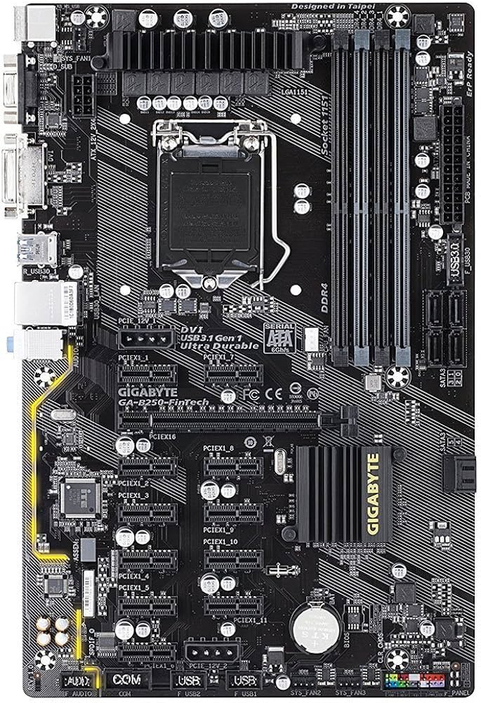 GIGABYTE MB Sc LGA GA-BFinTech (MINING) | Discomp - networking solutions