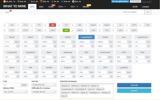 Monero (XMR) Mining Calculator & Profitability Calculator - CryptoGround