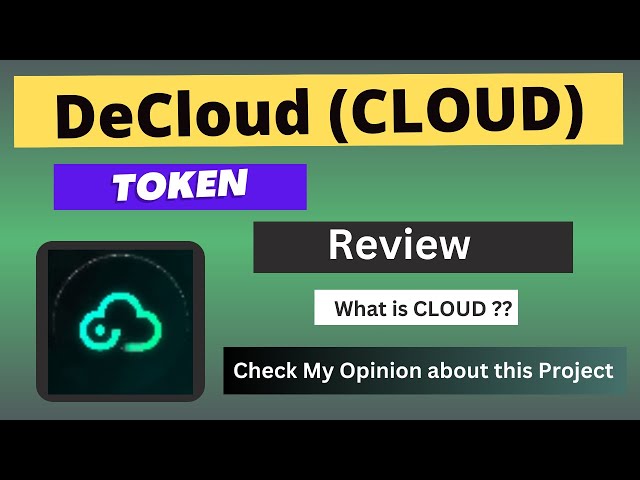 Cloud Token Price Today - CLOUD to US dollar Live - Crypto | Coinranking