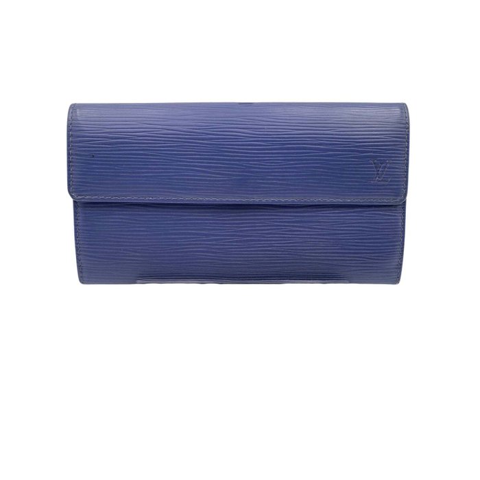 Louis Vuitton LV Slender wallet new Blue Leather ref - Joli Closet