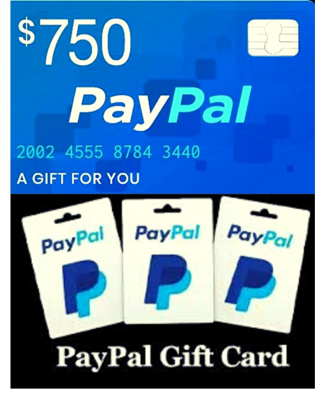 Paypal: How to add a gift card to your account