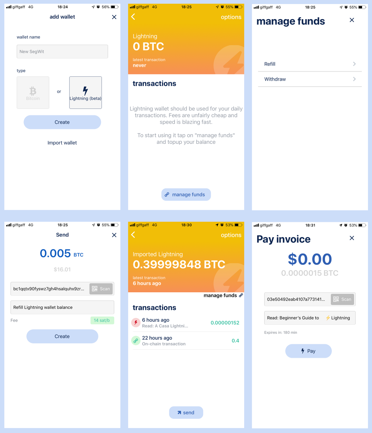 Lightning Wallet - Coincharge