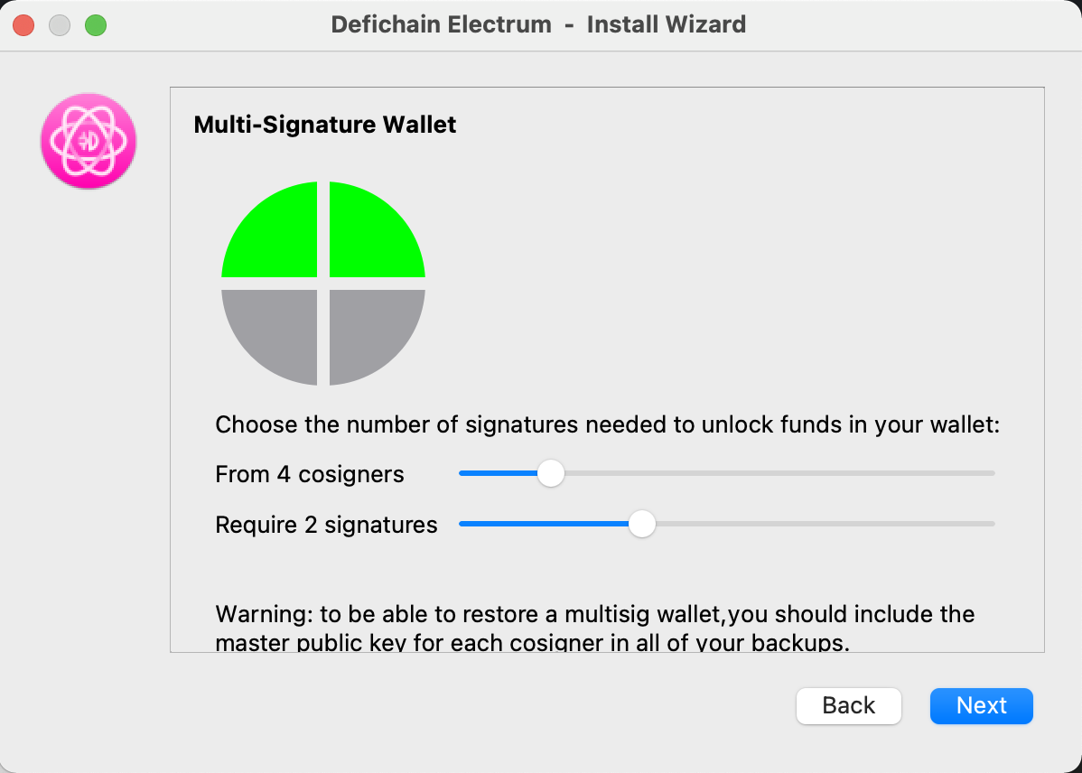 BitBox02 multisignature wallet