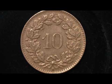 10 Rappen (Libertas; copper-nickel) - Switzerland (date) – Numista