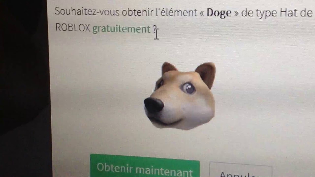 Free Doge Nutz - Roblox