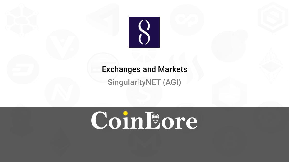 Agility Exchanges - Buy, Sell & Trade AGI | CoinCodex