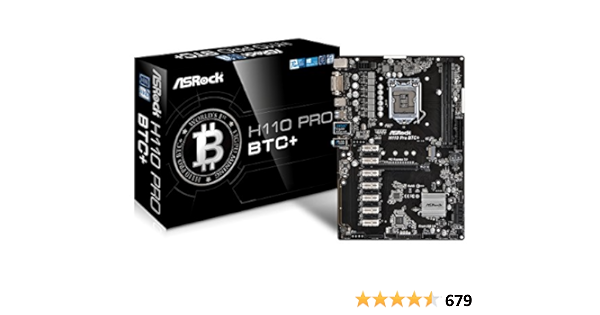 Placa Mae Asrock Lga H Pro Btc+ Dvi-d/1pcie16x/12pci | Frete grátis