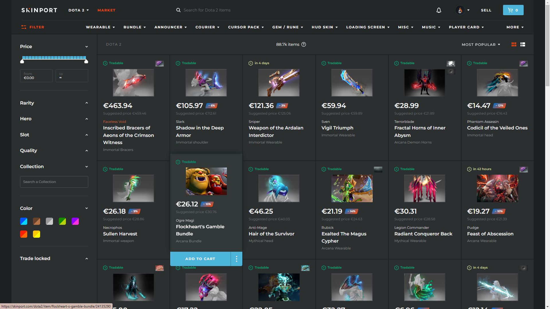 Buy DOTA 2 Skins at discount - Gameflip