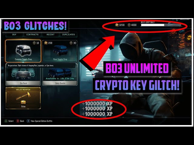 Black Ops 3 New 'INSANE' Unlimited 'CRYPTOKEYS' New Easy Glitch. - NextGenUpdate