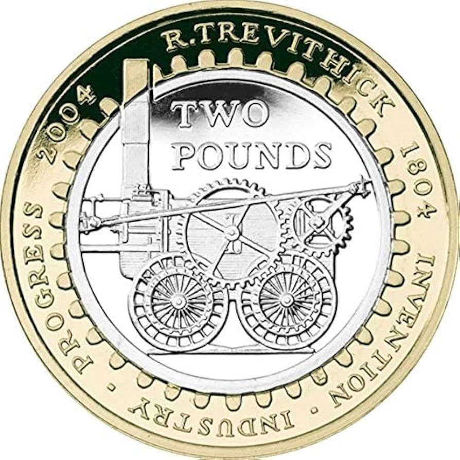 Two Pounds Trevithick, Coin from United Kingdom - Online Coin Club