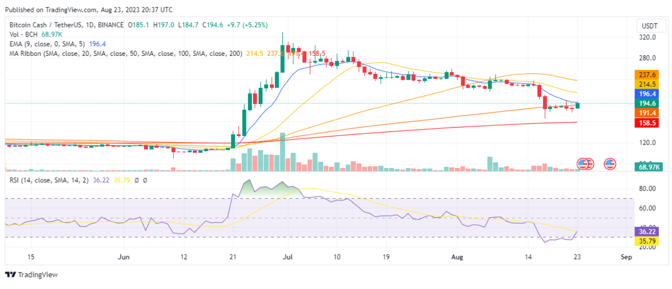 Bitcoin to Bitcoin Cash Exchange Rate Chart | Xe