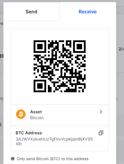 what is my bitcoin address coinbase