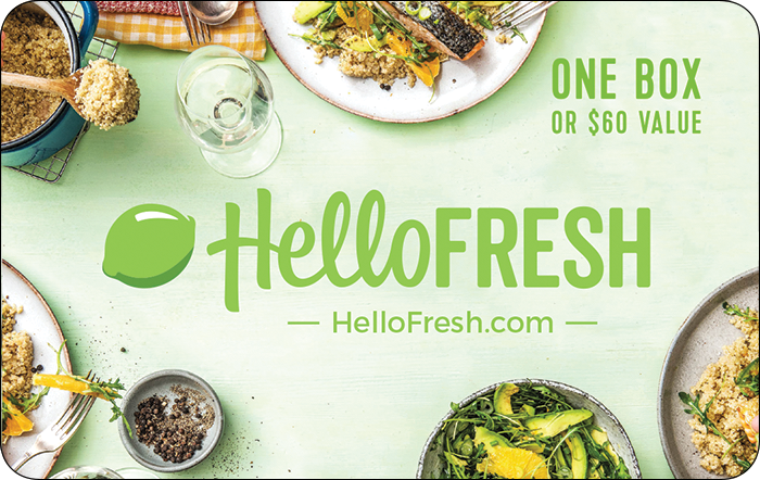 HelloFresh eGift Card | Food Box Gift Card | Prezzee AU