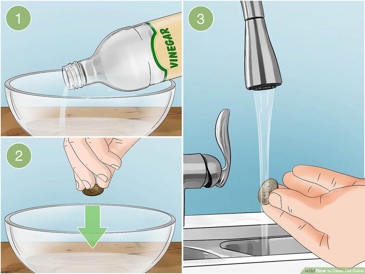 3 Ways to Clean Old Coins - wikiHow