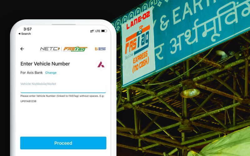 How to Recharge Axis Bank FASTag with Park+ app