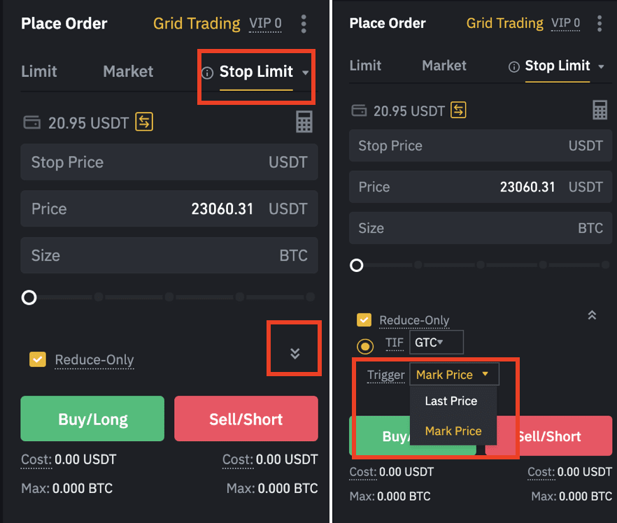 What is Stop Limit Order? Binance Spot Limit