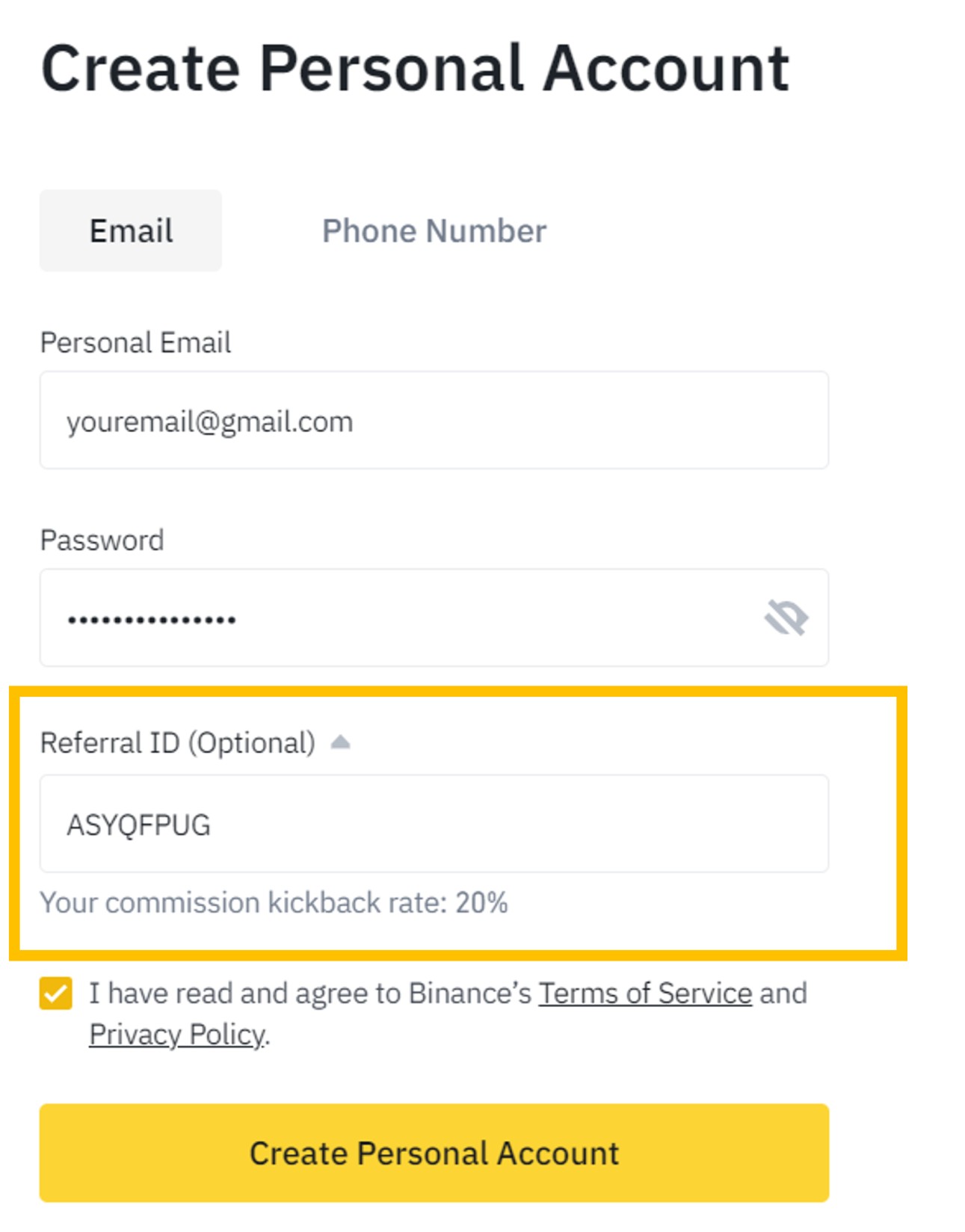 Binance Referral ID (Optional) GS9JDR3C | (March )