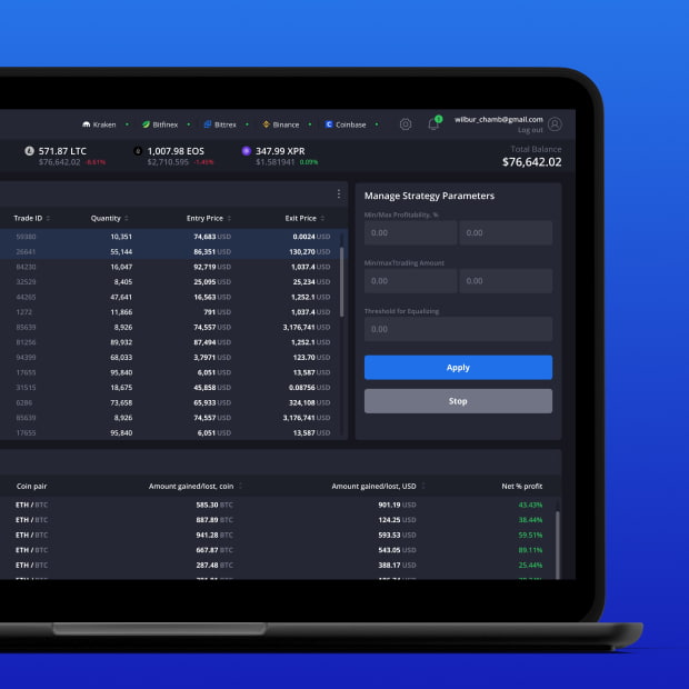 VIP Crypto Arbitrage Software for Crypto Exchanges