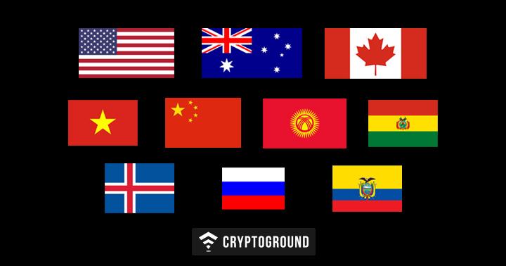 List of Countries Where Bitcoin/Cryptocurrency Is Legal & Illegal