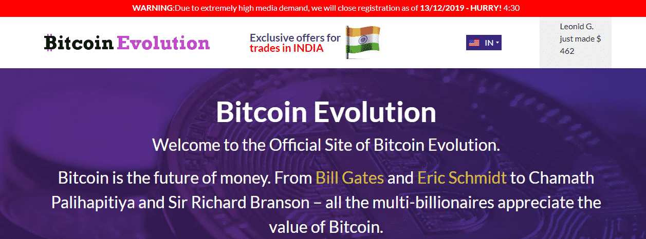 Bitcoin Evolution Review Is It Legit Or A Scam?