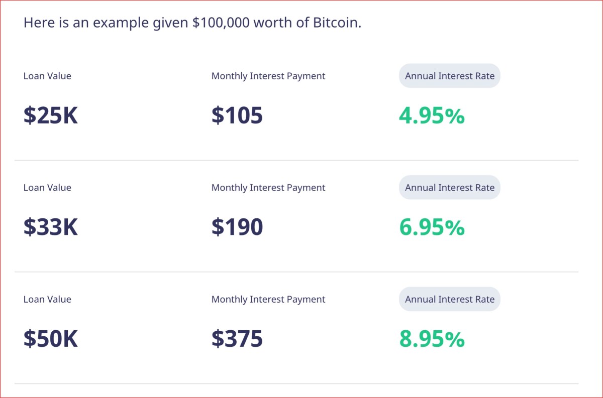 Borrowing | Post your crypto to borrow funds, or double your crypto.