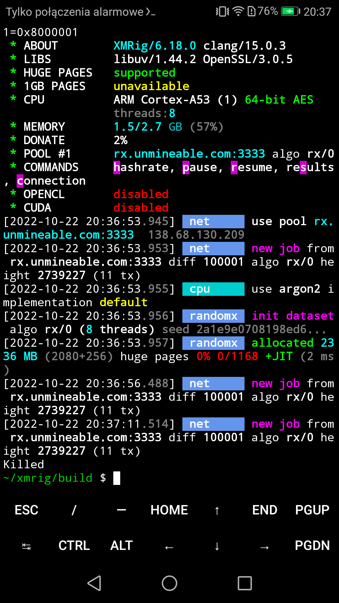 Liberty Pool / Termux Mining Script · GitLab