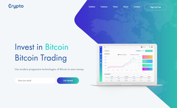 Crypto Website Templates