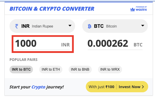 Buy Bitcoin, Cryptocurrency at India’s Largest Exchange | Trading Platform | WazirX