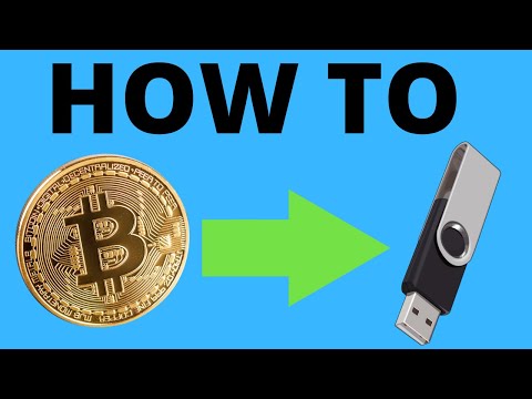 How to Store Bitcoins on a Flash Drive