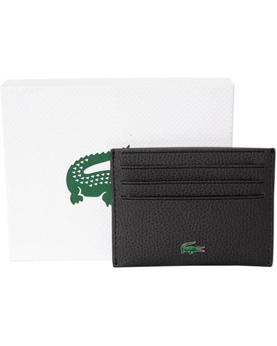 Lacoste Classic Textured Wallet Black – Bronx Clothing