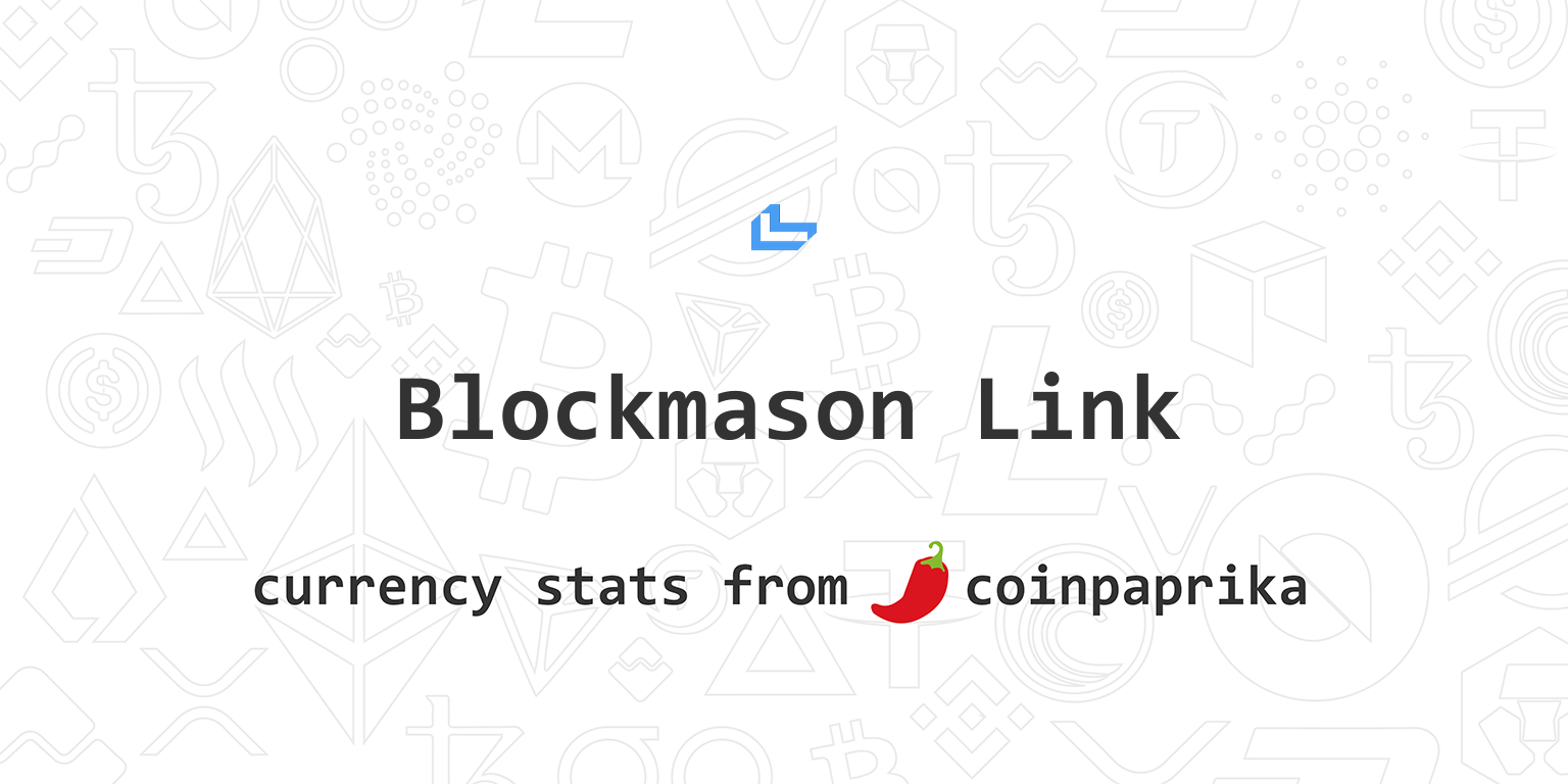 BlockMason Link BLINK: Price, News, Events, Charts, Exchanges