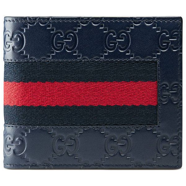 MEN GUCCI NUDE POLYURETHANE OPHIDIA GG WALLET