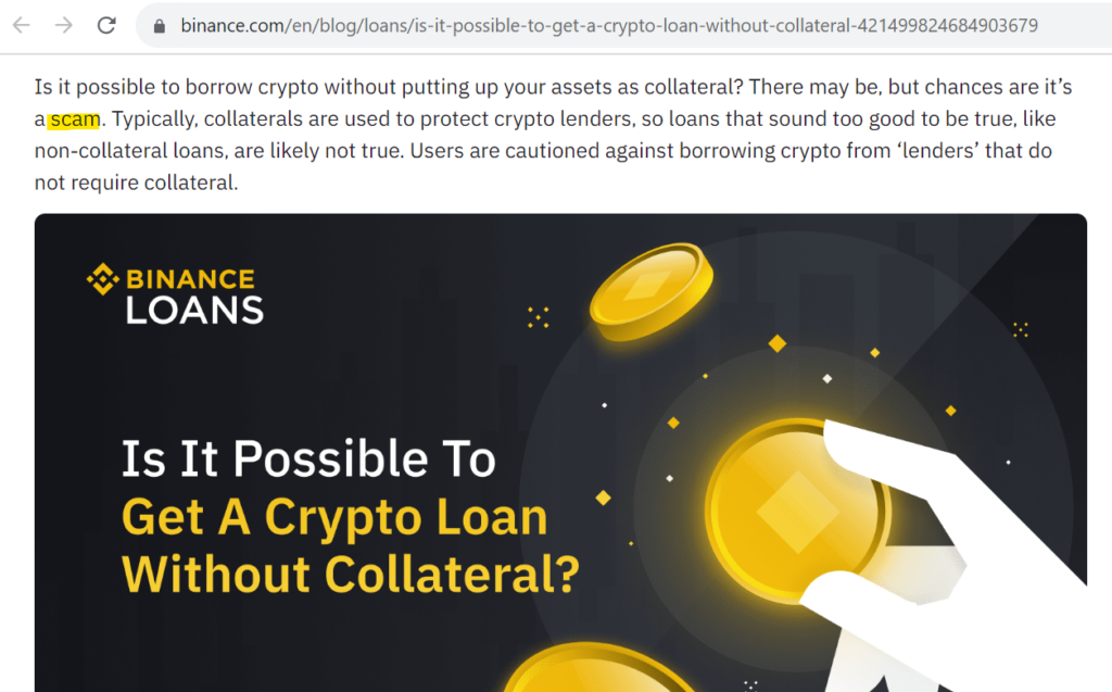 Crypto Loans Without Collateral - The Complete Guide