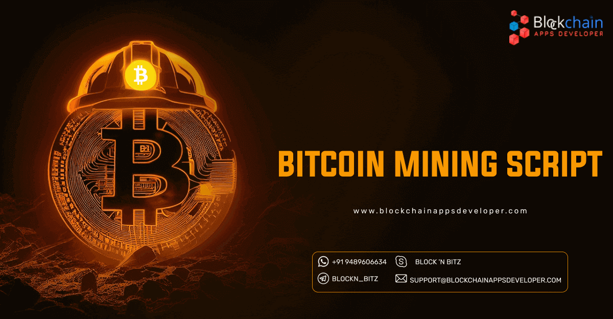 Bitcoin Mining Script | Buy Bitcoin Mining Website Script | BTC Mining Script