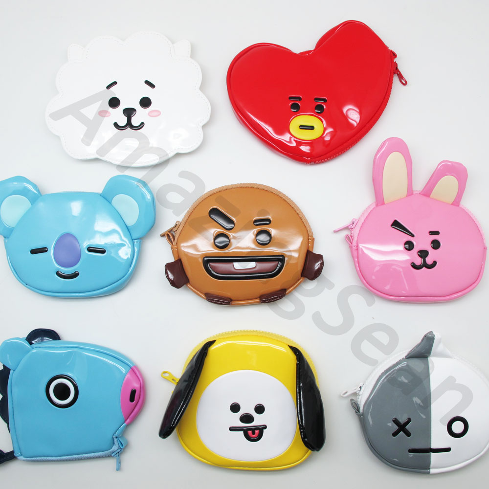 BTS PTD ON STAGE COIN PURSE IVORY - A-KPOP