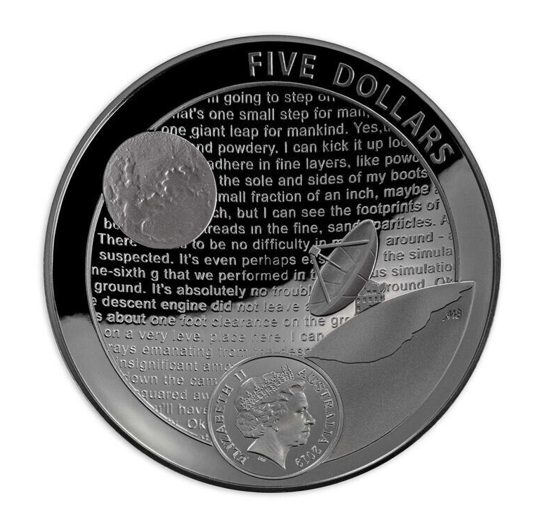 Australia celebrates space history on world's first coin minted in | collectSPACE