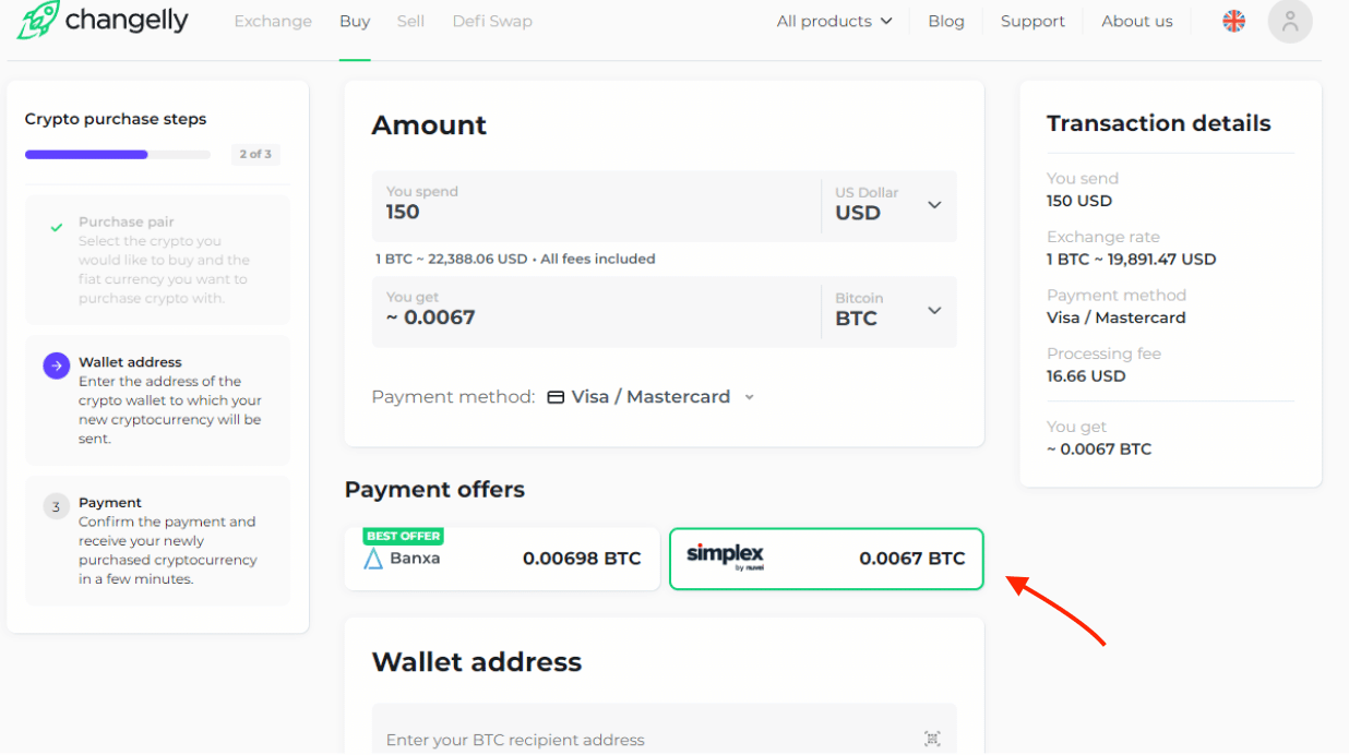 How to Buy BTC with Simplex () | MEXC