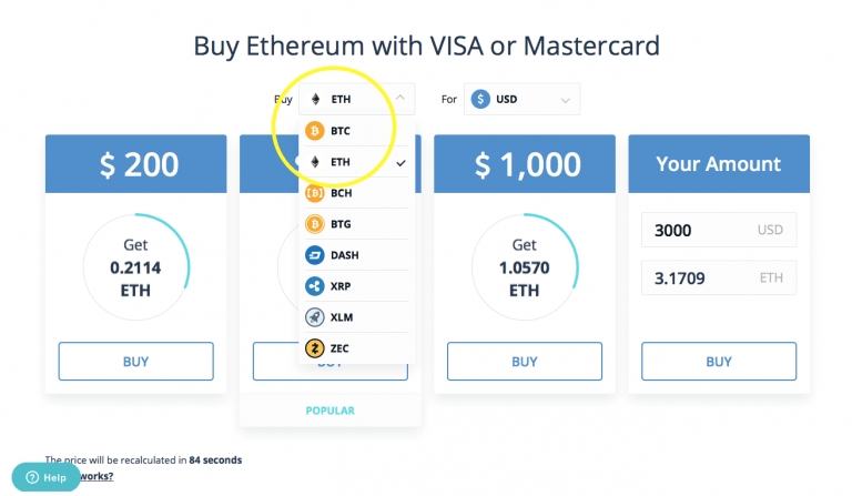 Buy Ethereum with Credit Card: Secure USD to ETH Purchase