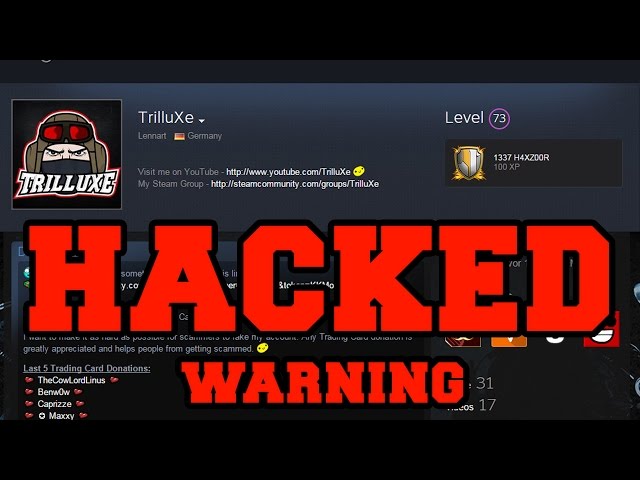 Steam Support :: Recovering a Stolen or Hijacked Steam Account