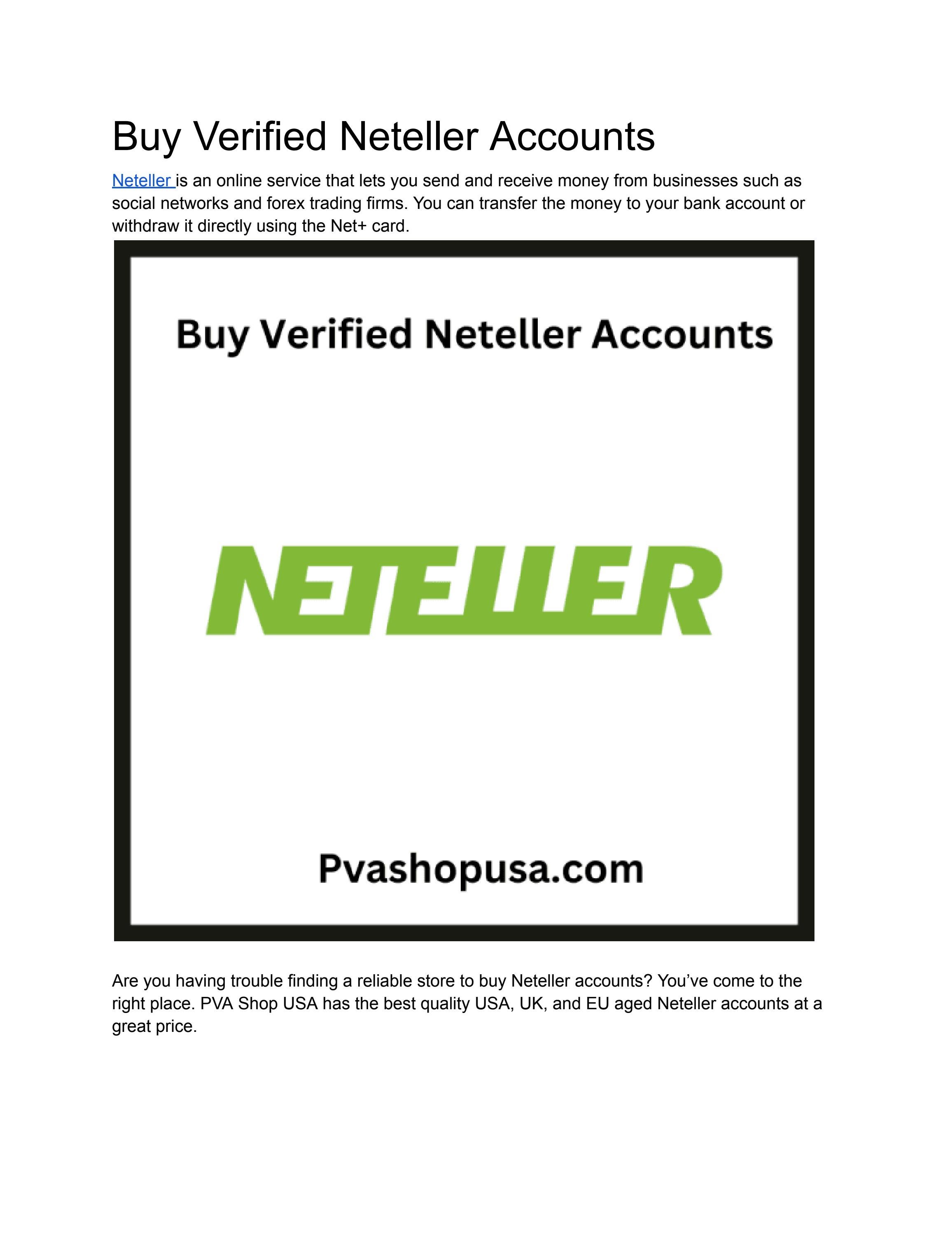 Home - NETELLER