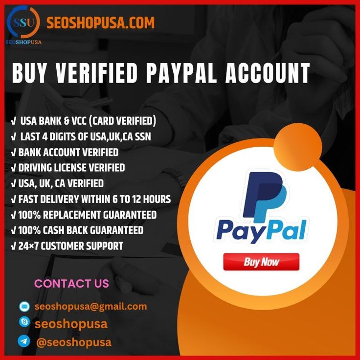 Buy % Verified Paypal Accounts Today | Vcchouse