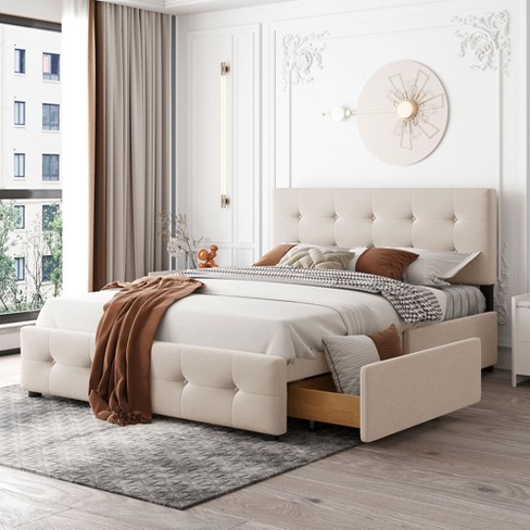 Buy Queen Size Beds Online in India @Upto 50% Off - Nilkamal Furniture