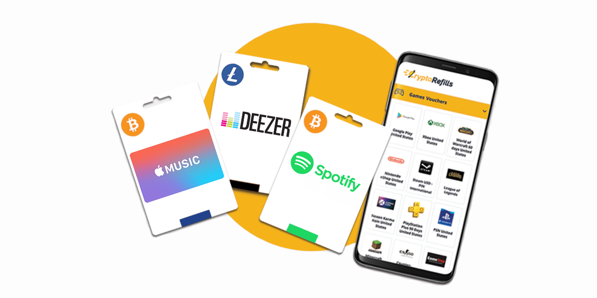 Buy or Sell Spotify Gift Card with Crypto - Premium Vouchers