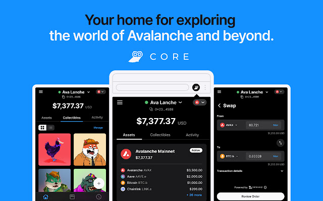 Core | Avalanche (AVAX) Wallet and Portfolio Tracker